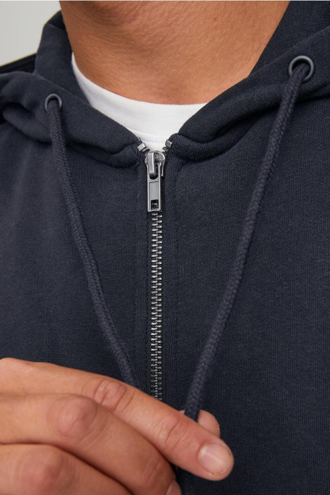 JJEBRADLEY SWEAT ZIP HOOD NOOS 12249342 BLACK